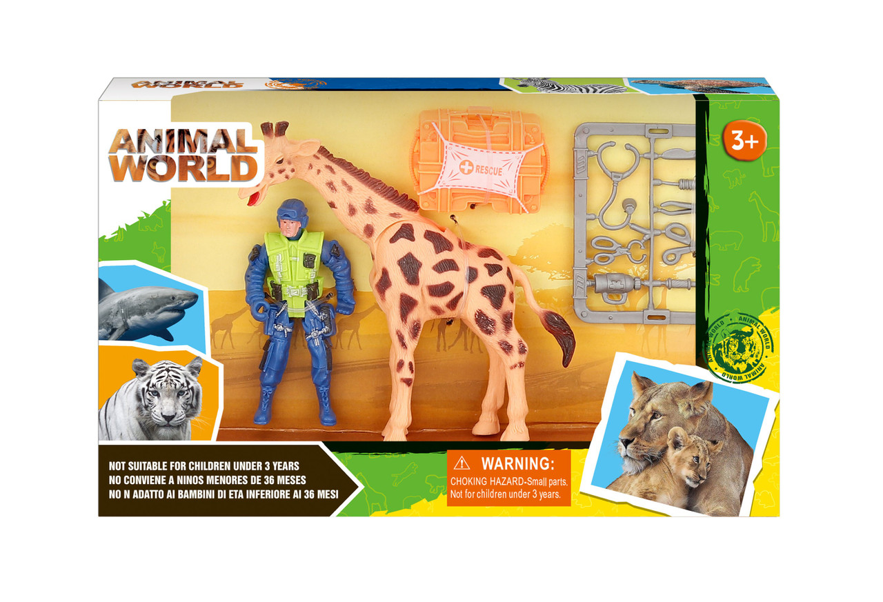 Animal World  Giraffe Playset Animal World  Giraffe Playset