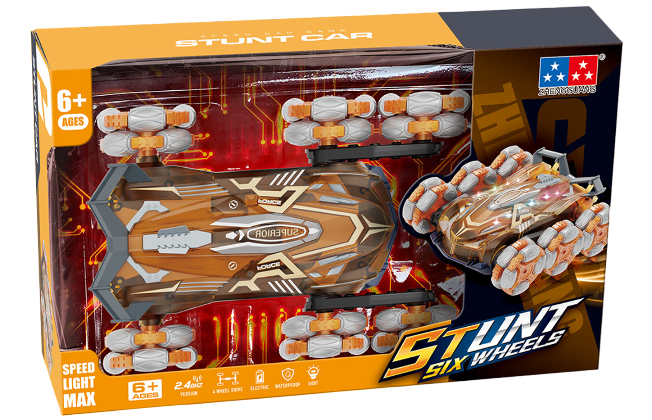 RC Stunt 6 Wheel Car LED