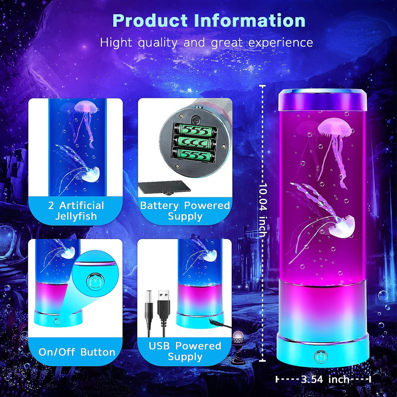 Small Octopus Light Colour Change