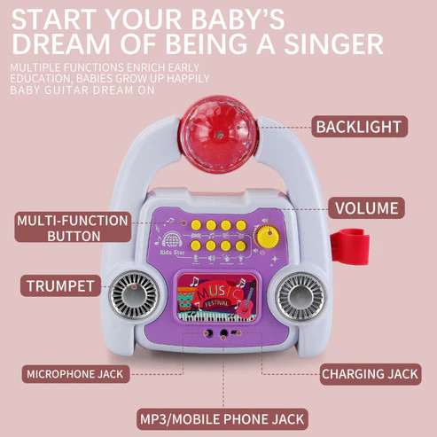 Singstar Karaoke Machine - Pink/Purple