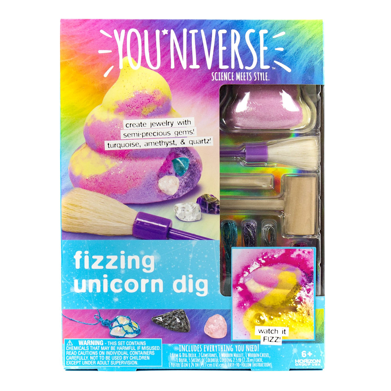 YOUniverse Fizzing Gem Dig Kit YOUniverse Fizzing Gem Dig Kit