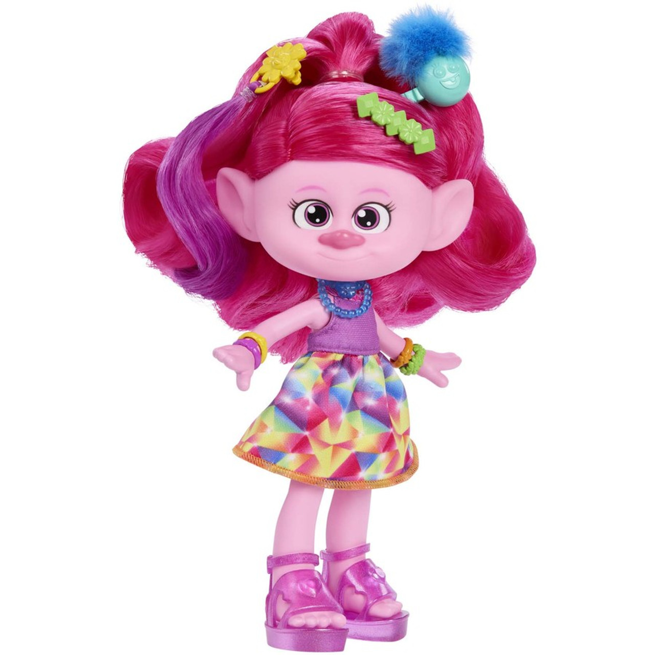 Trolls 3 Band Together Hair-Tastic Queen Poppy Doll Trolls 3 Band Together Hair-Tastic Queen Poppy Doll