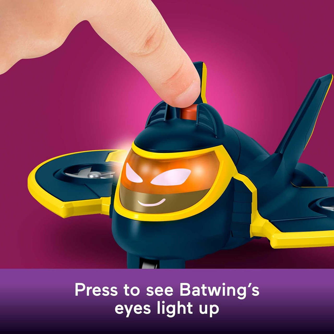 Fisher-Price DC Batwheels Light-Up 1:55 Scale Cars 2-Pack Fisher-Price DC Batwheels Light-Up 1:55 Scale Cars 2-Pack