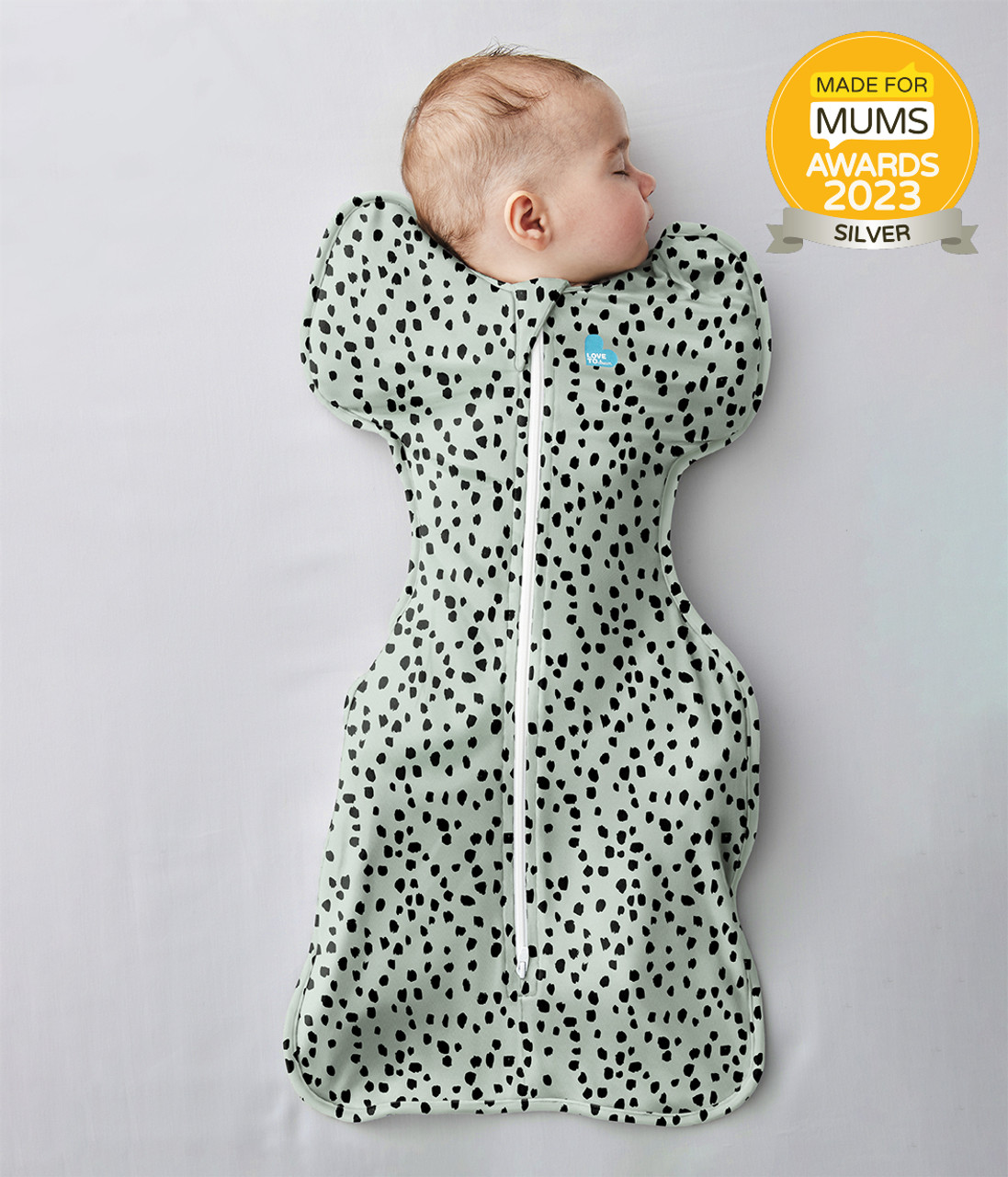Love to Dream Swaddle Up Original Cotton 1.0 TOG Animal Olive - S Love to Dream Swaddle Up Original Cotton 1.0 TOG Animal Olive - S