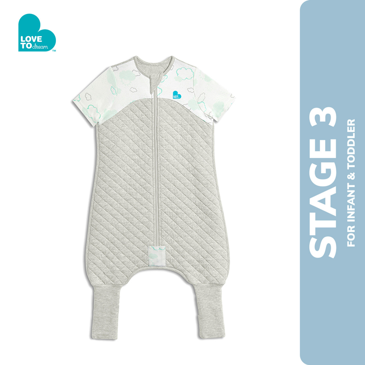Love To Dream Sleep Suit 1.0 TOG  Size 6-12 Months White - M Love To Dream Sleep Suit 1.0 TOG  Size 6-12 Months White - M