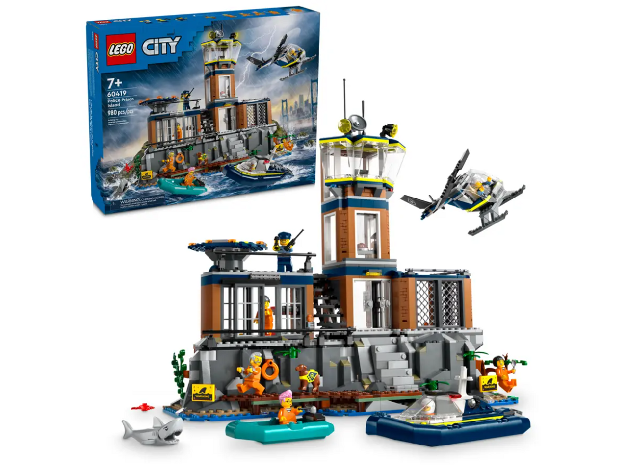 LEGO City Prison Island Police Station 60419 LEGO City Prison Island Police Station 60419