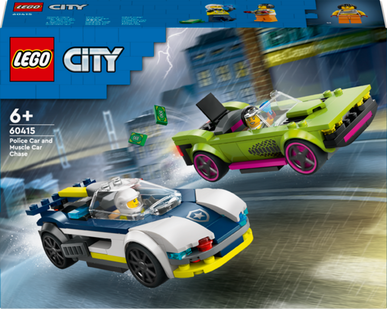 LEGO City Police Car and Muscle Car Chase 60415 LEGO City Police Car and Muscle Car Chase 60415