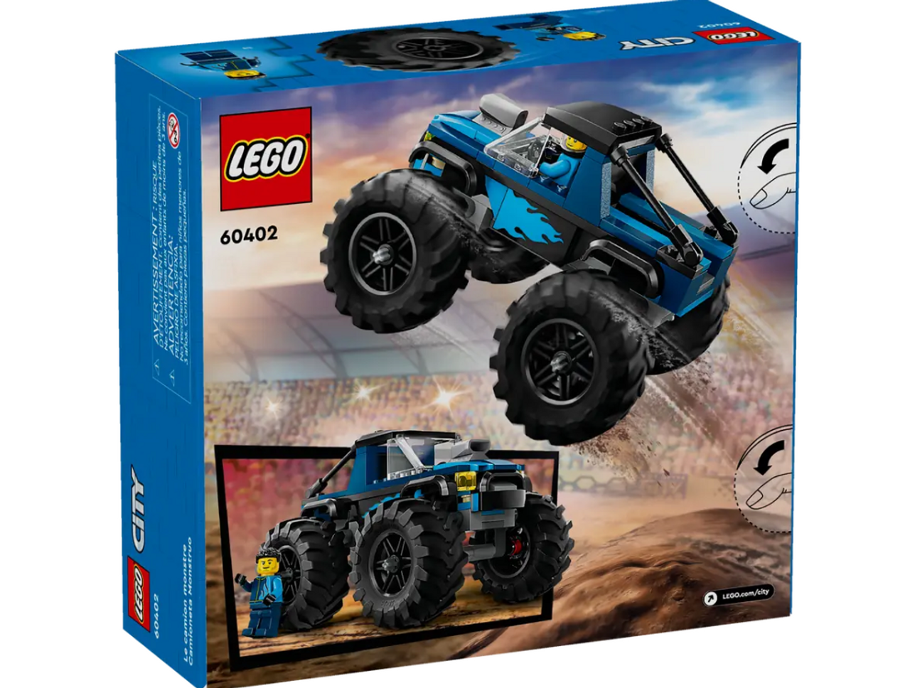 LEGO City Blue Monster Truck 60402 LEGO City Blue Monster Truck 60402