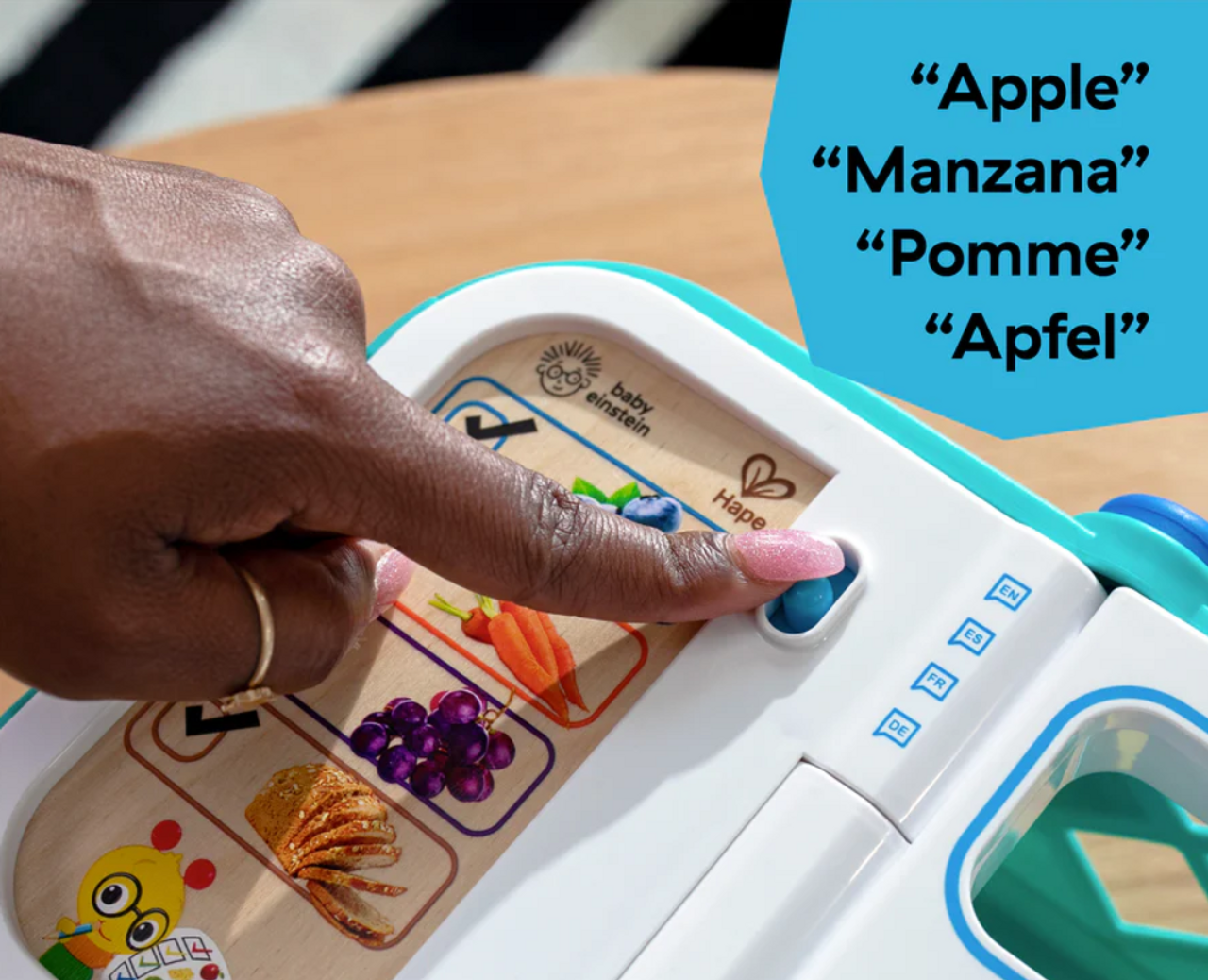 Baby Einstein + Hape Shopping Basket Pretend to Shop Toy