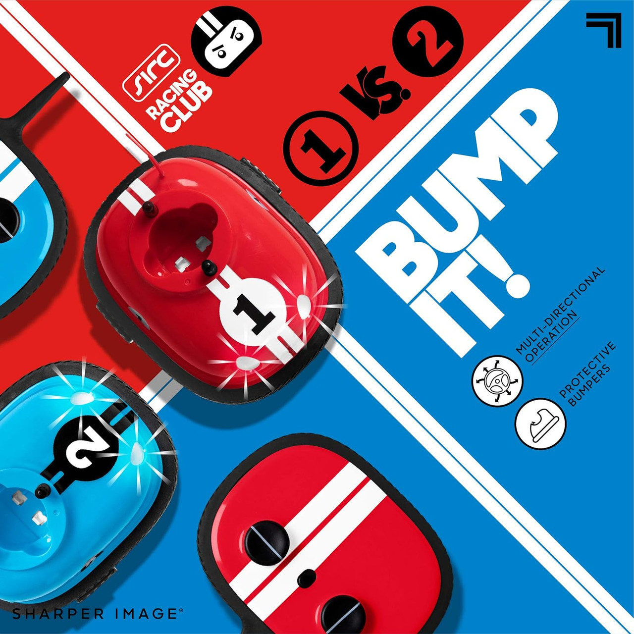 Sharper Image Road Rage RC Speed Bumper Cars