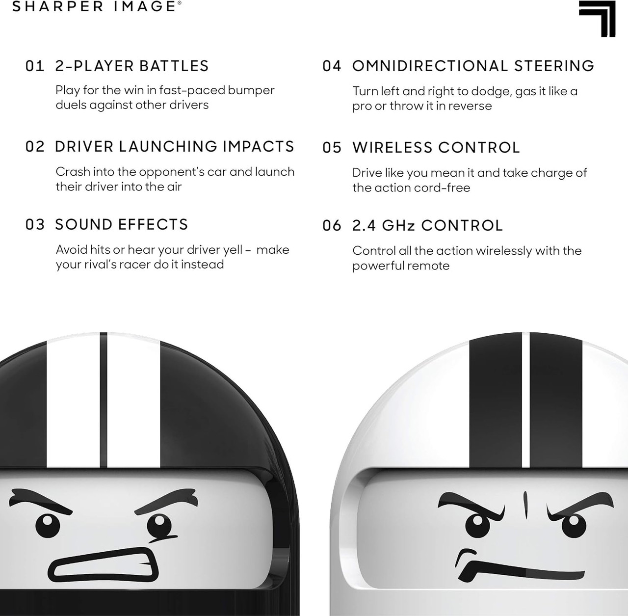 Sharper Image Road Rage RC Speed Bumper Cars