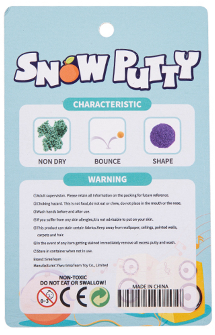 Snow Putty Scented Fruit