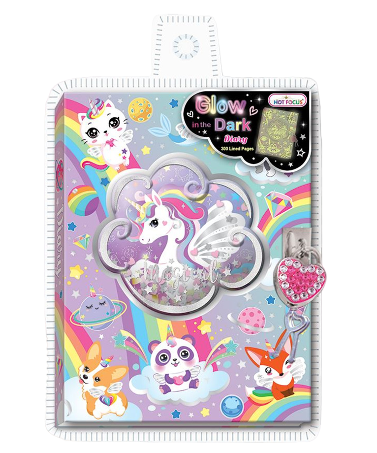 Diary with Lock & Keys - Magical Names