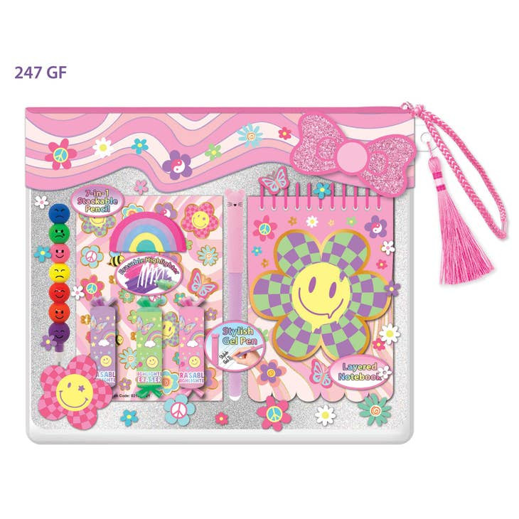 Erasable Color Magic Pouch - Flowers