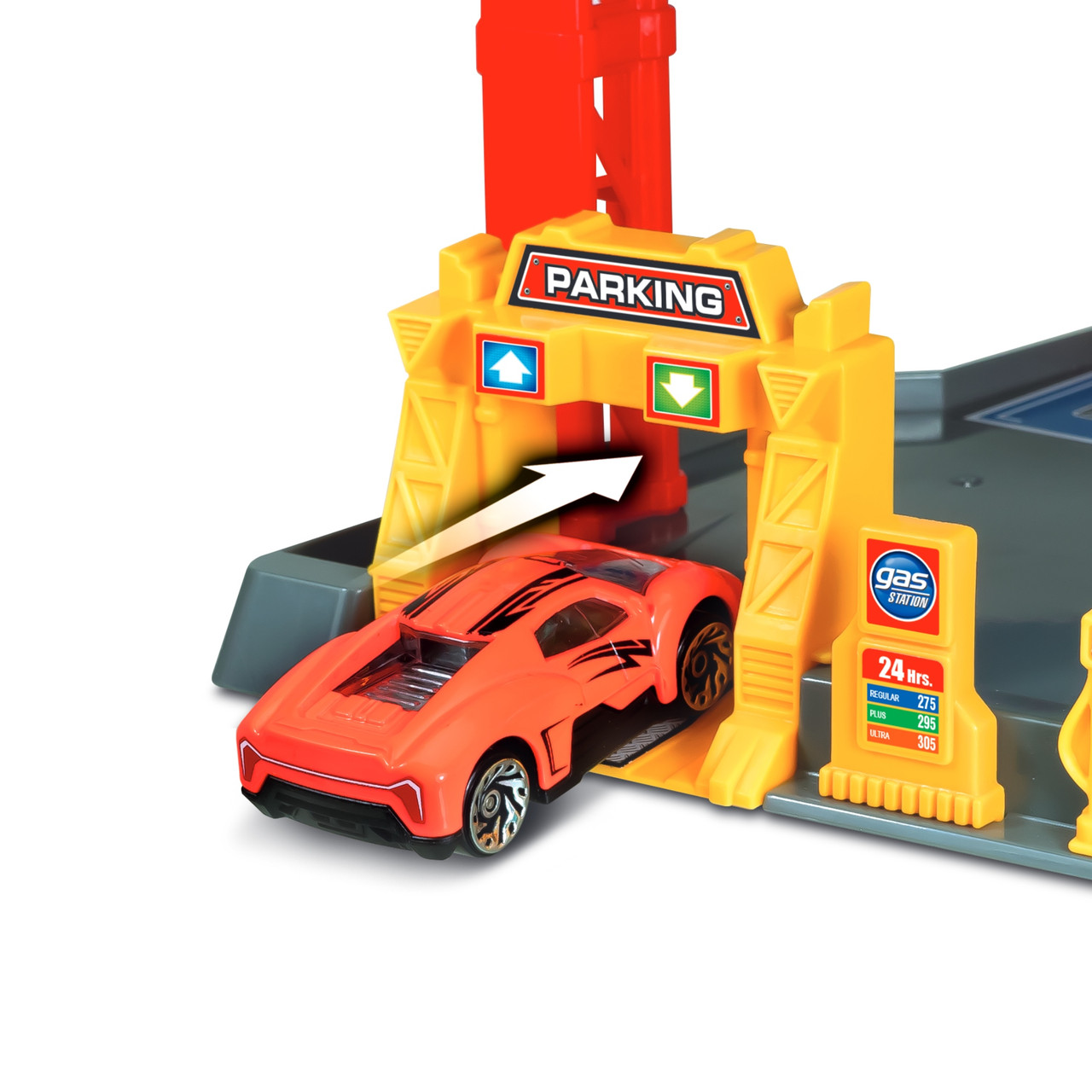 Express Wheels - Track N' Town Gorilla Attack Playset Express Wheels - Track N' Town Gorilla Attack Playset