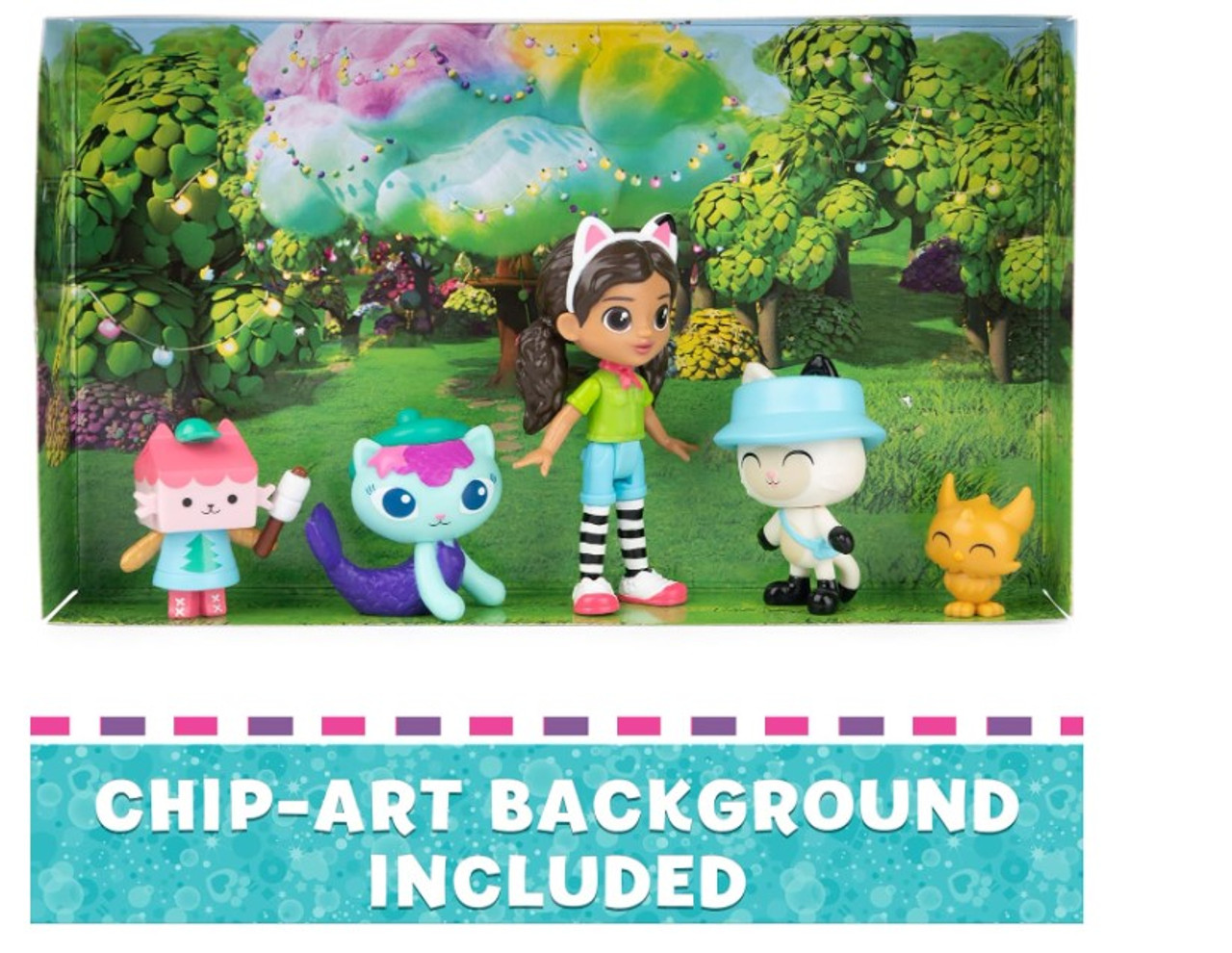 Gabby's Dollhouse Set - Gabby & Friends Camping Figure Set