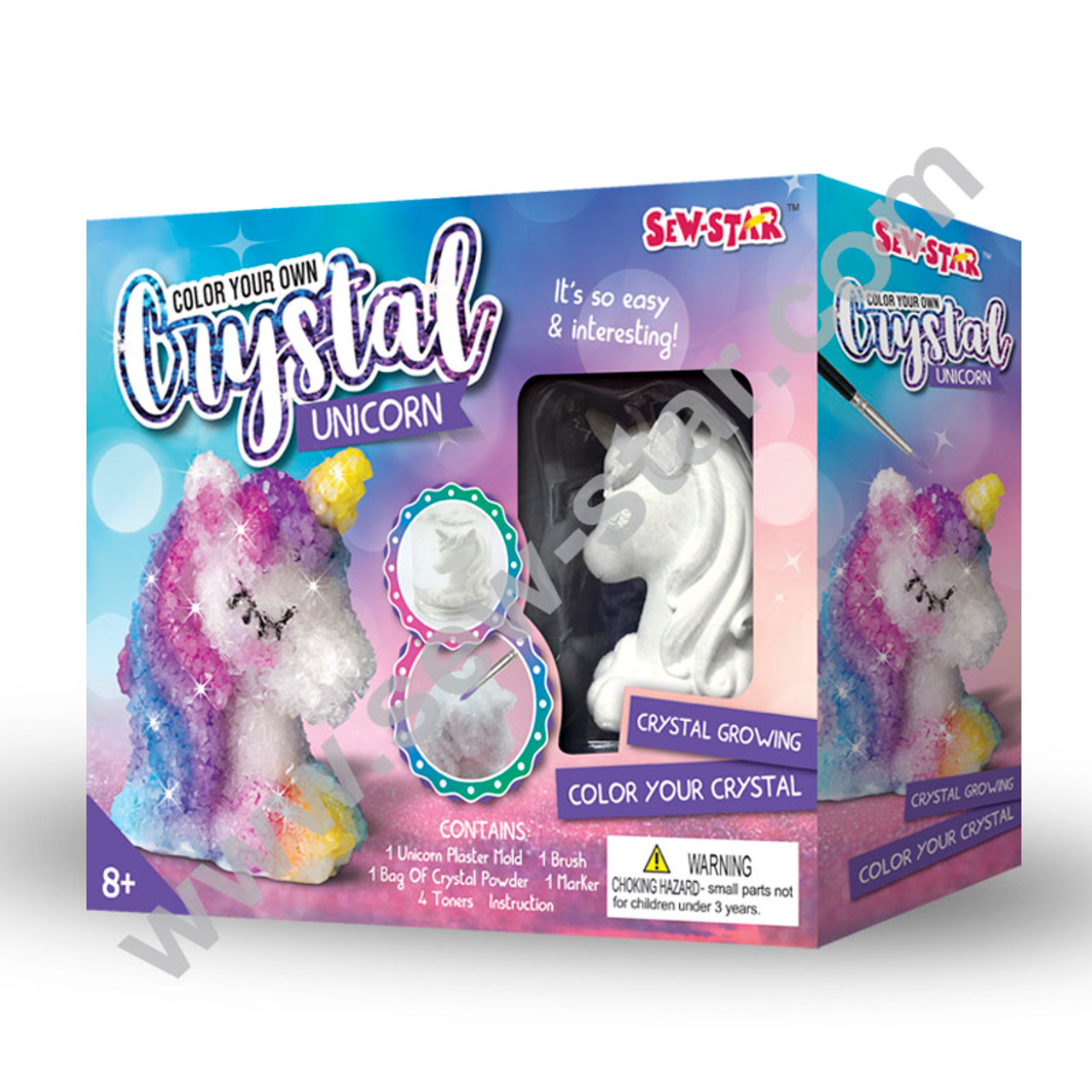 Colour Your own Crystal-Unicorn
