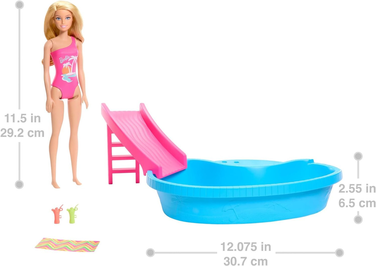 Barbie Doll and Pool Playset Barbie Doll and Pool Playset
