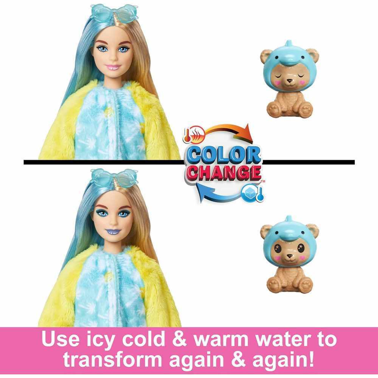 Barbie Cutie Reveal Costume Doll & Accessories - Teddy Bear as a Dolphin Barbie Cutie Reveal Costume Doll & Accessories - Teddy Bear as a Dolphin