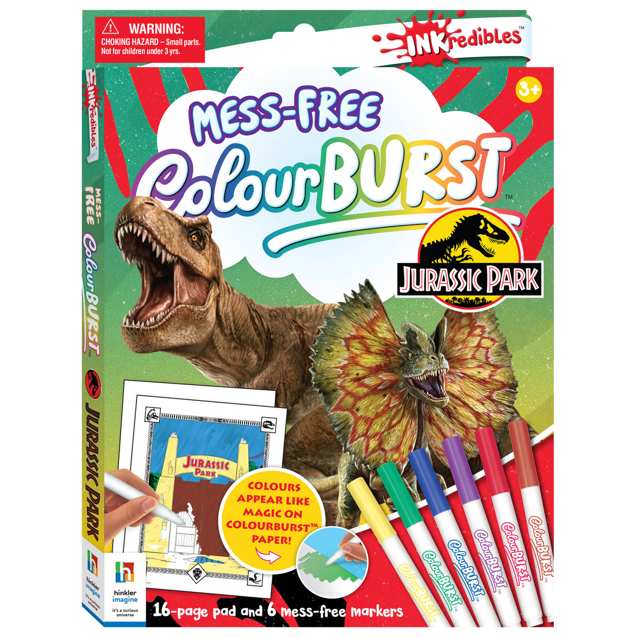 Inkredibles Colour Burst Jurassic Park