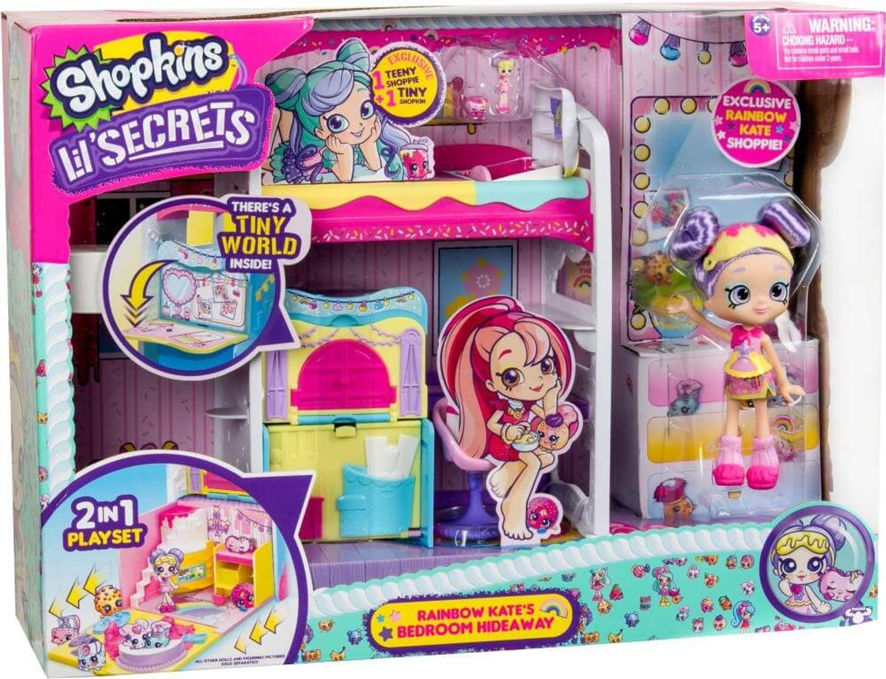 Shopkins Little Secrets S1 Hp Playset 5 Dolls Toymate