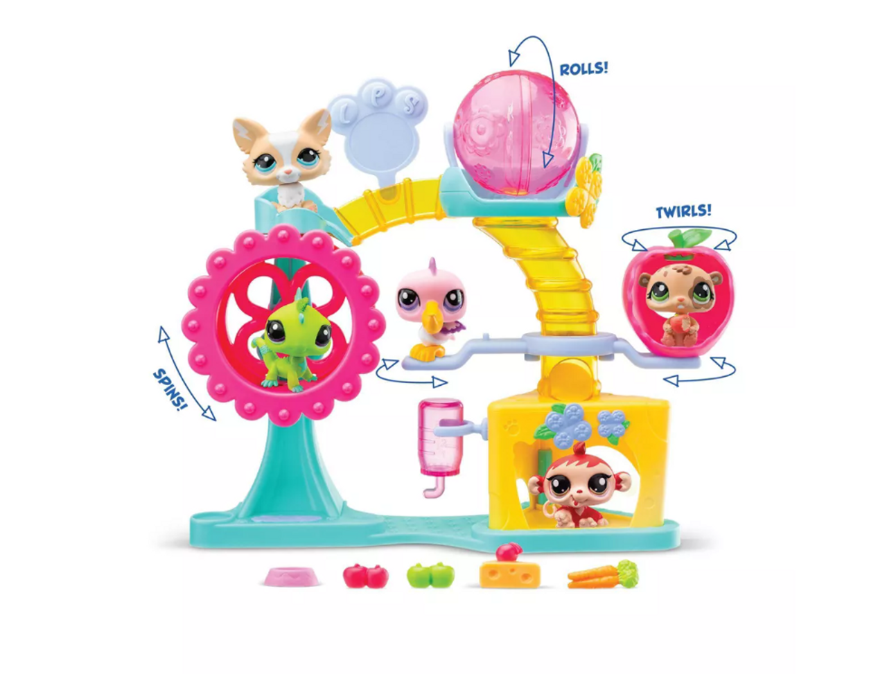 Littlest Pet Shop Fun Factory Playground Playset Littlest Pet Shop Fun Factory Playground Playset