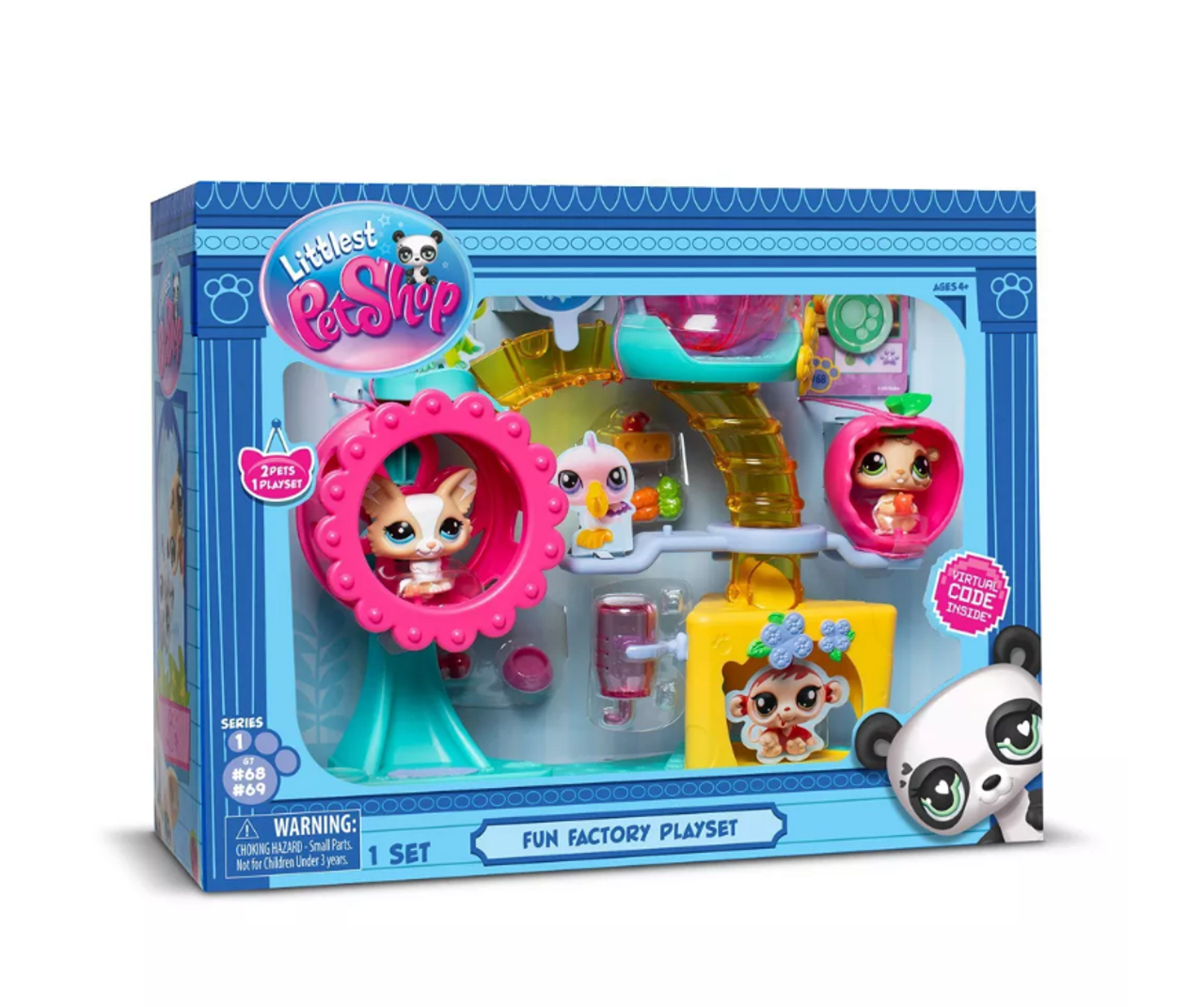 Littlest Pet Shop Fun Factory Playground Playset Littlest Pet Shop Fun Factory Playground Playset