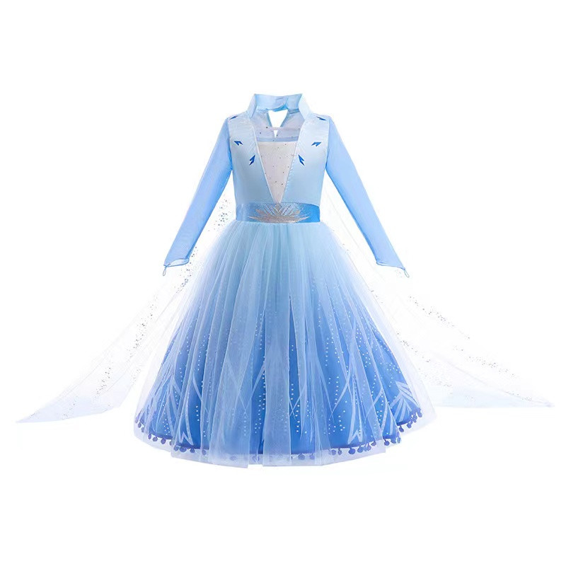 Blue Princess Dress with Accessories Ages 3-12 yrs