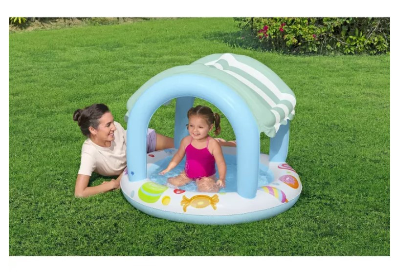 Bestway Sweet Shoppe Shaded Kiddie Pool