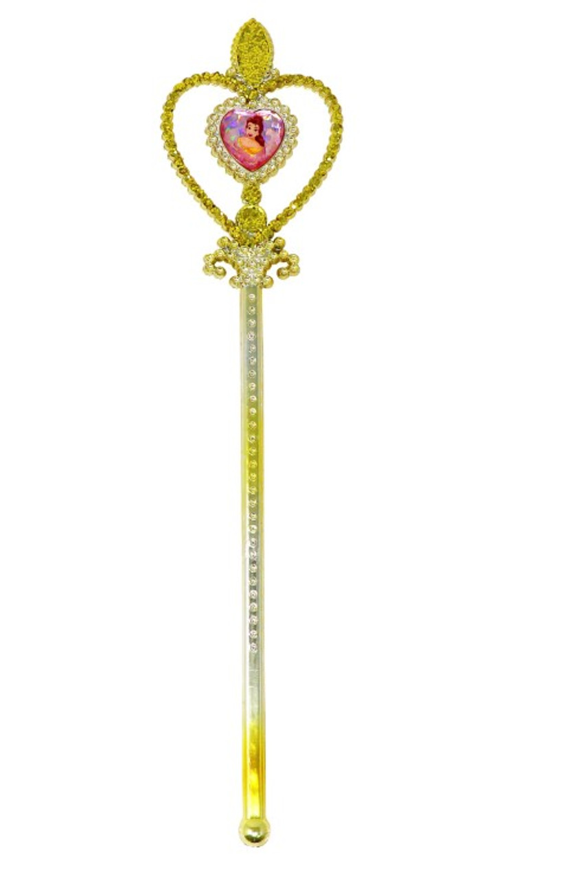 Disney Princess Belle Heart Gemstone & Glitter Wand Disney Princess Belle Heart Gemstone & Glitter Wand