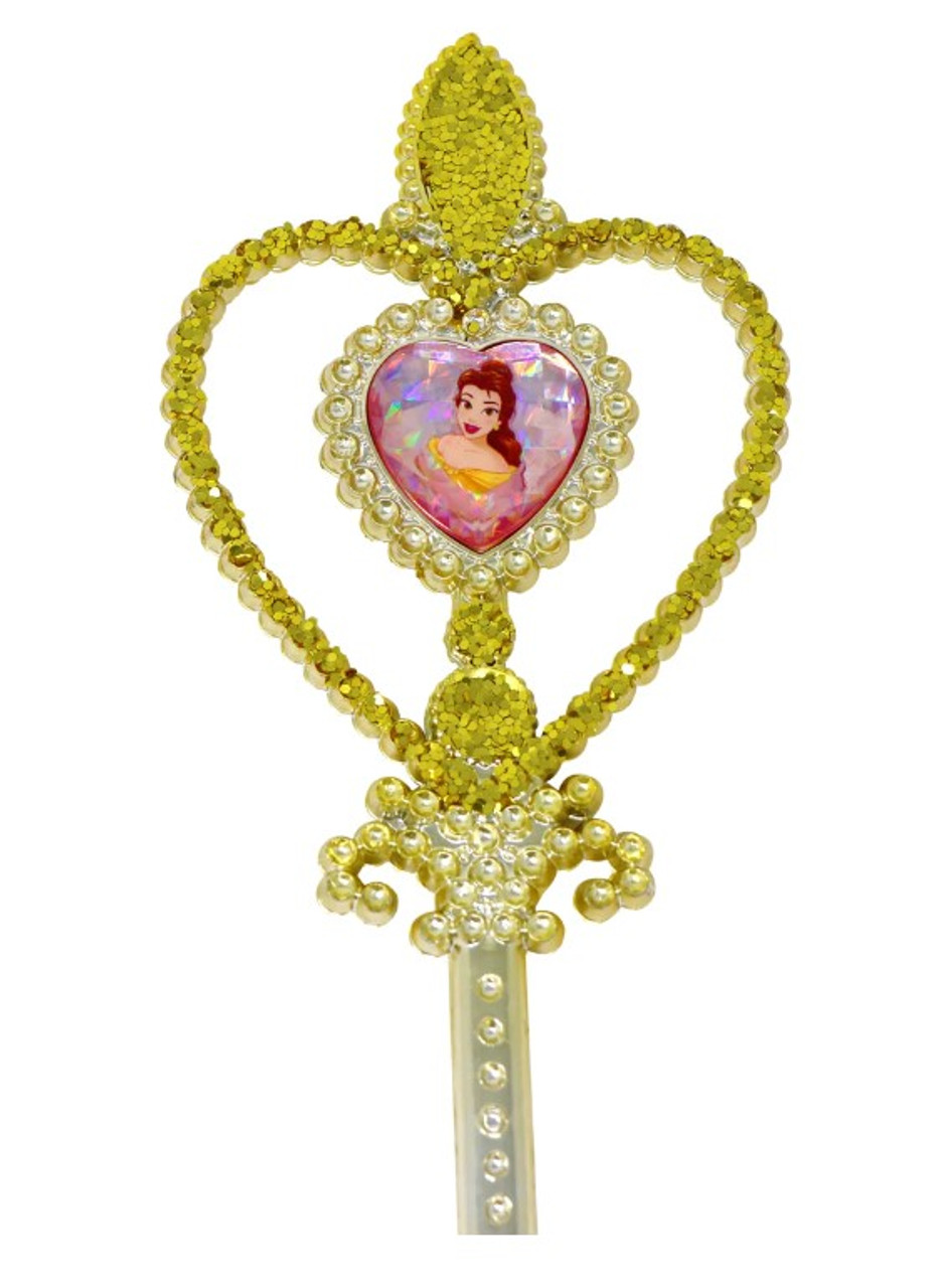 Disney Princess Belle Heart Gemstone & Glitter Wand Disney Princess Belle Heart Gemstone & Glitter Wand