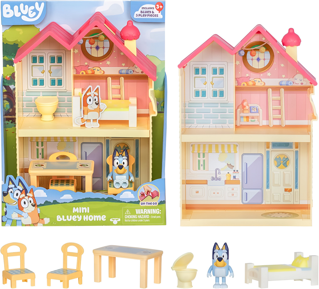 Bluey S10 Mini Heeler Home And Figures Toy Playset