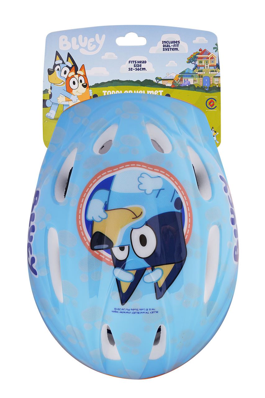 Licensed  Bluey Toddler Bicycle Bike Helmet - 52-56 cm