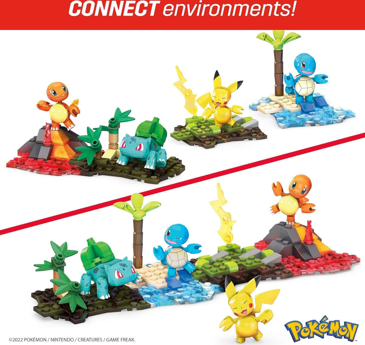 Mega Construx Pokemon Kanto Region Team