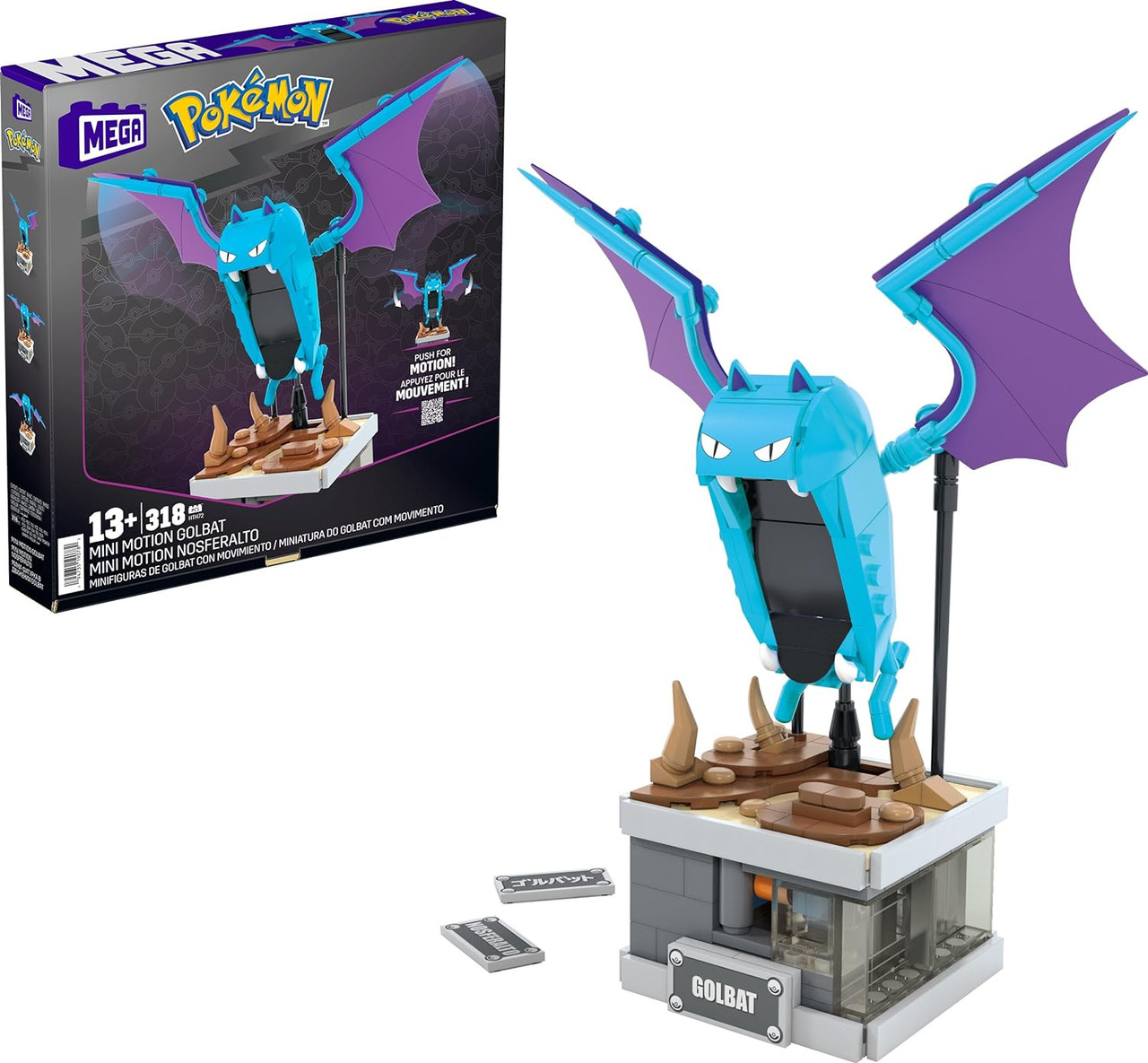 Mega Showcase Pokemon Mini Motion Golbat