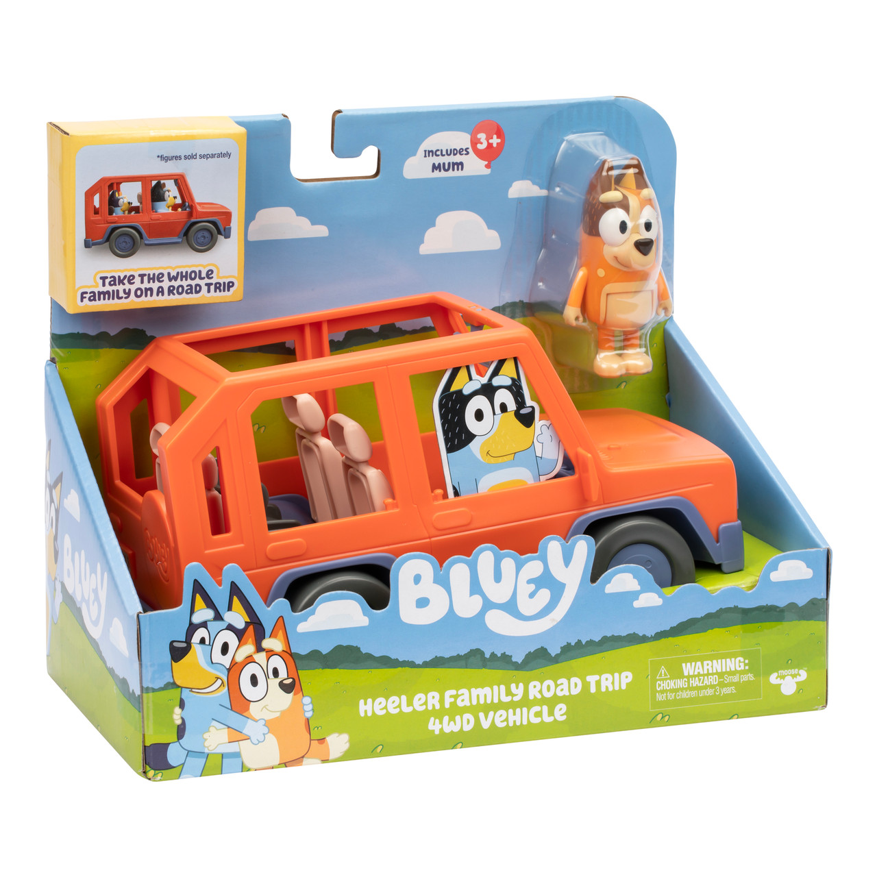 Bluey S11 Heeler Family Road Trip 4WD Vehicle