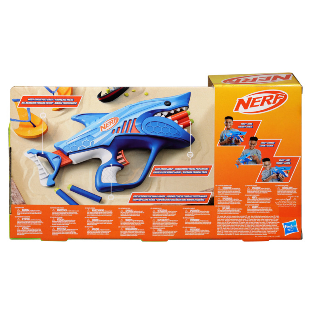Nerf Wild Sharkfire Easy Play Dart Blaster - 8 Nerf Elite Darts