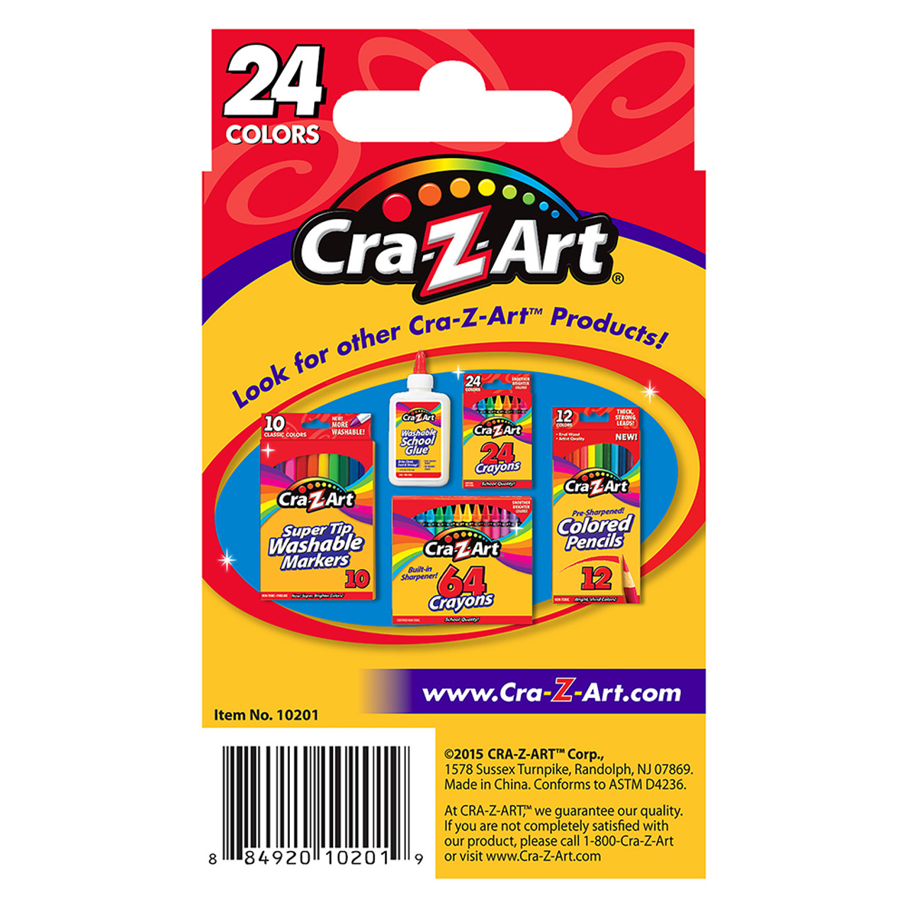Cra-Z-Art Stationery 24 pcs Crayons Cra-Z-Art Stationery 24 pcs Crayons