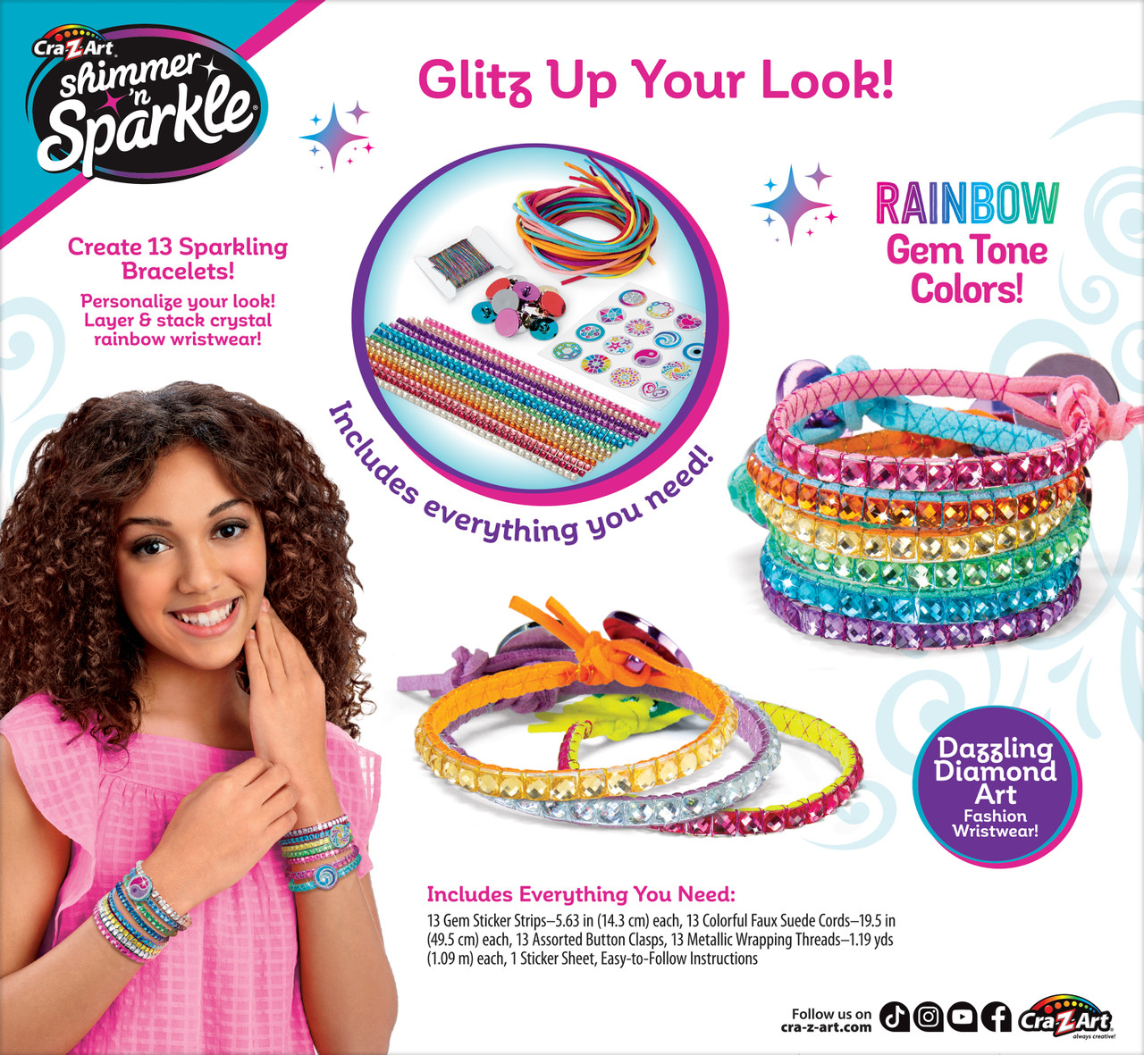 Shimmer N Sparkle Sparkling Diamond Art Jewellery