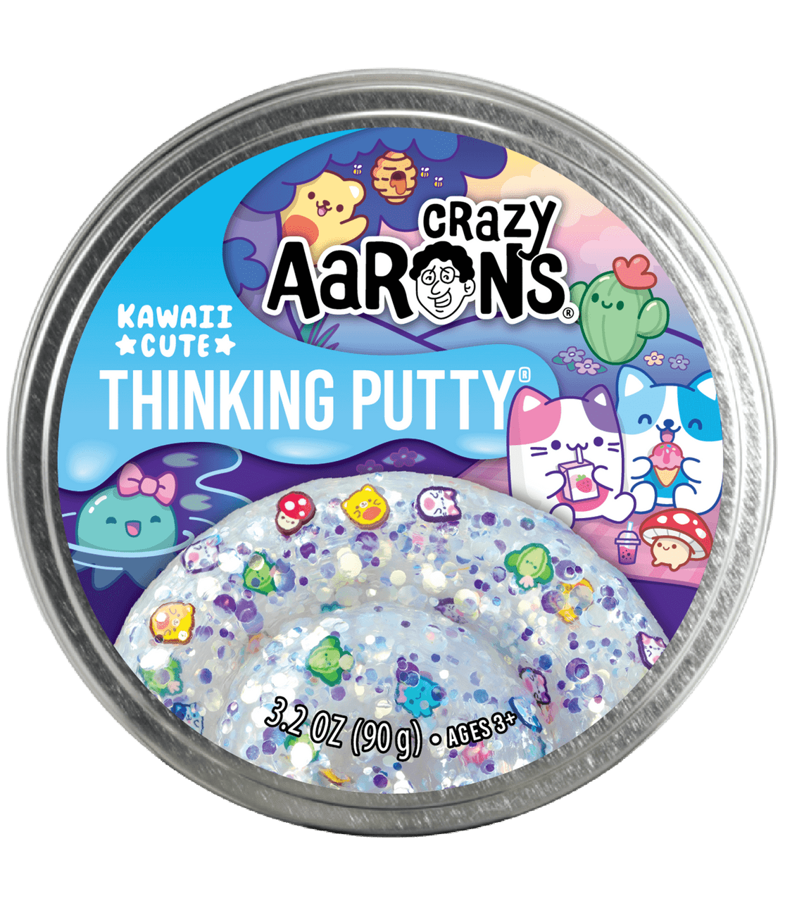 Crazy Aarons Putty 4in Trendsetters Kawaii Cute Crazy Aarons Putty 4in Trendsetters Kawaii Cute