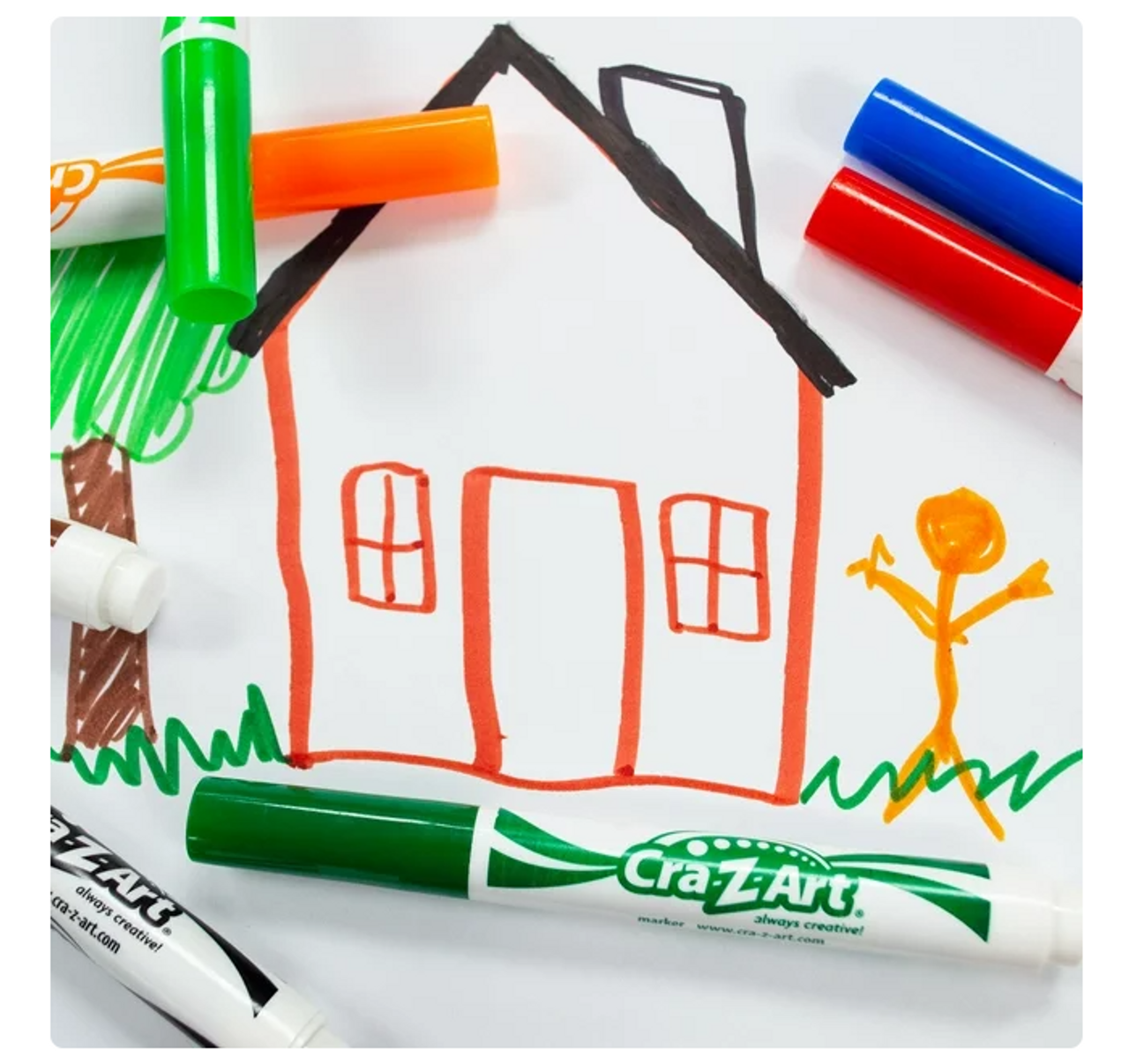 Cra-Z-Art Stationery 64 pcs Washable Markers