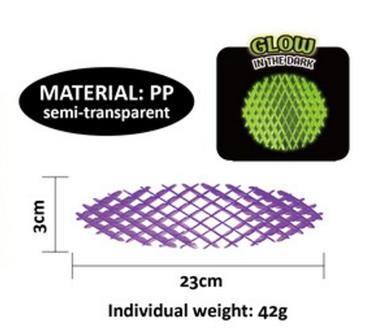 Glow in The Dark Magic Morphoid  Fidget Toy Glow in The Dark Magic Morphoid  Fidget Toy