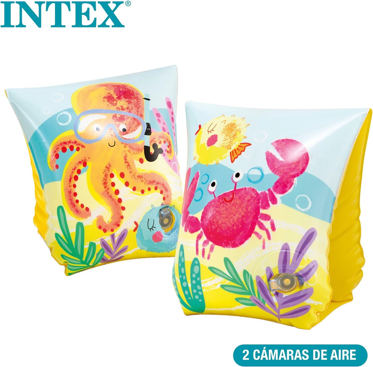 Intex Tropical Buddies Arm Bands, Ages 3-6