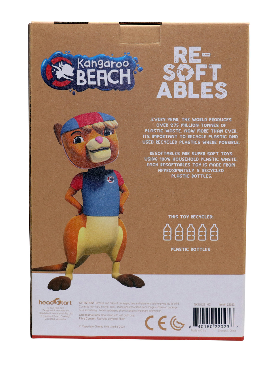 Kangaroo Beach Resoftables 10" Plush