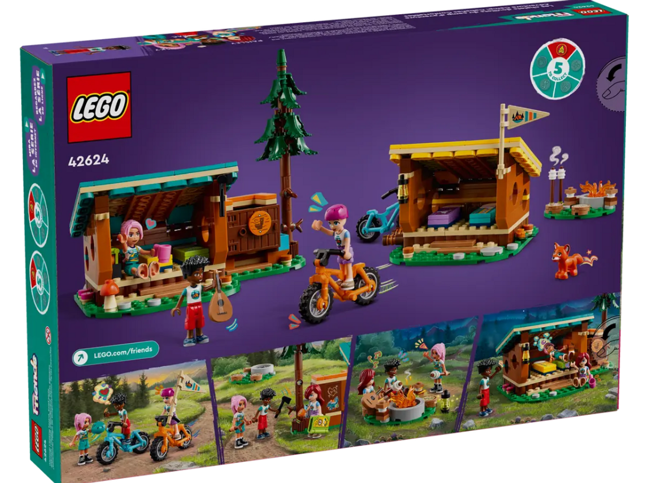 LEGO Friends Adventure Camp Cozy Cabins 42624 LEGO Friends Adventure Camp Cozy Cabins 42624