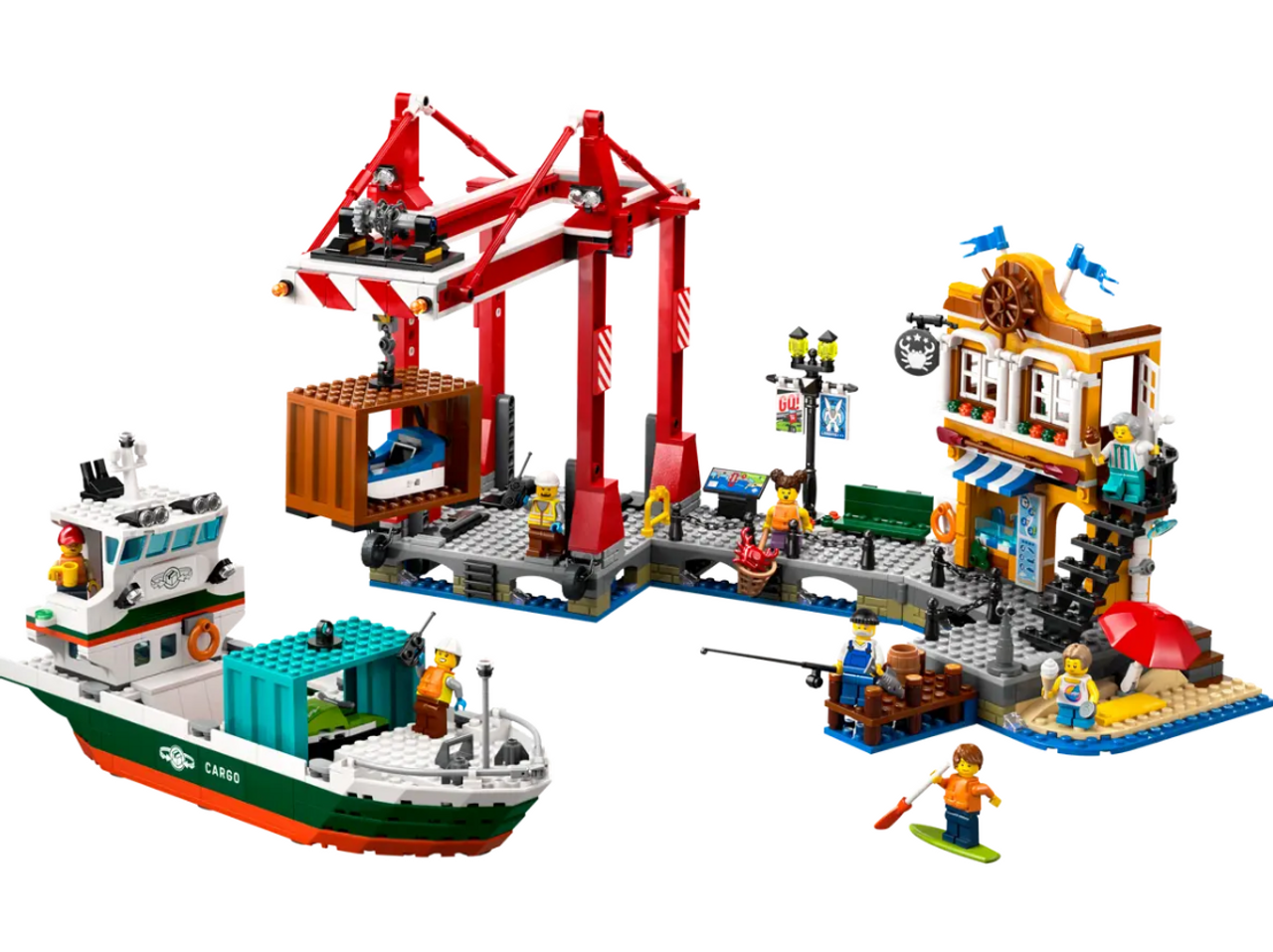 LEGO City Seaside Harbor with Cargo Ship 60422 LEGO City Seaside Harbor with Cargo Ship 60422