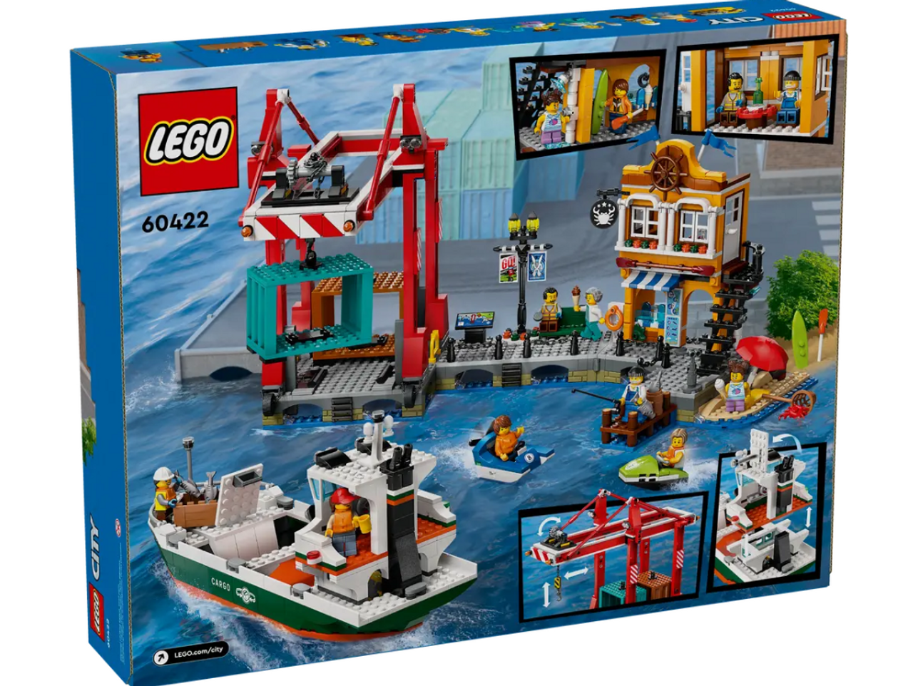 LEGO City Seaside Harbor with Cargo Ship 60422 LEGO City Seaside Harbor with Cargo Ship 60422