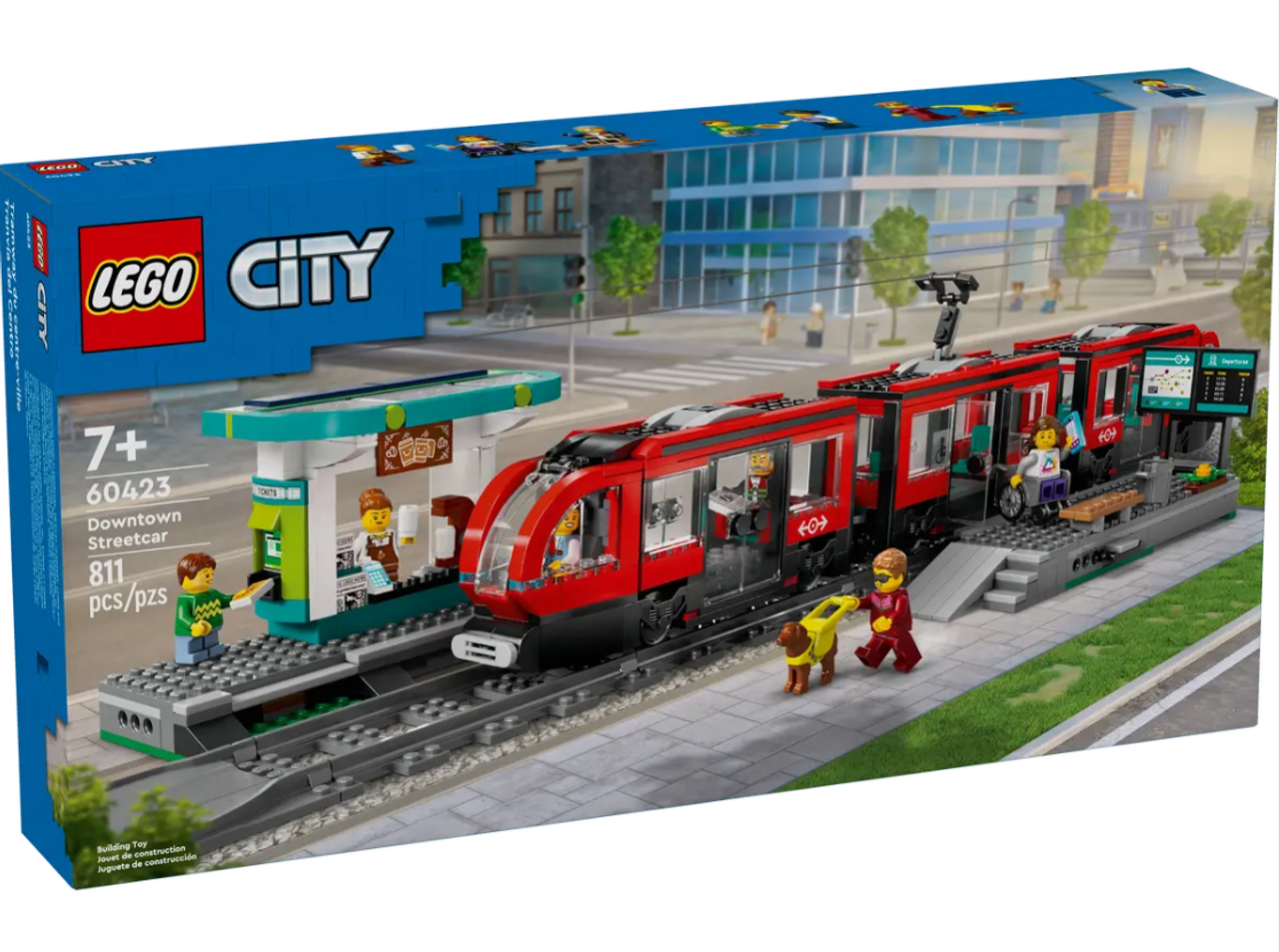 LEGO City Downtown Streetcar and Station 60423 LEGO City Downtown Streetcar and Station 60423