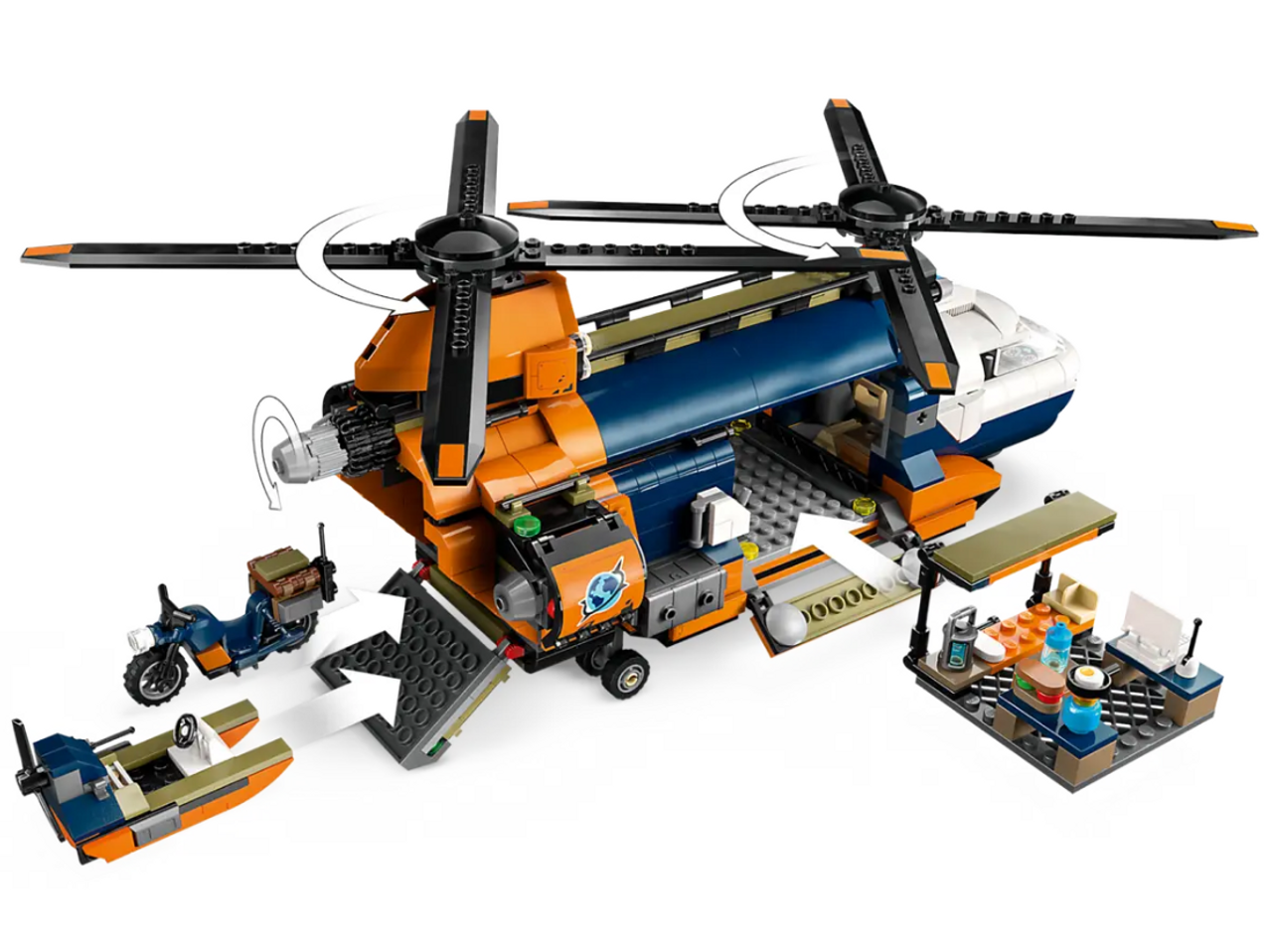 LEGO City Jungle Explorer Helicopter at Base Camp 60437 LEGO City Jungle Explorer Helicopter at Base Camp 60437