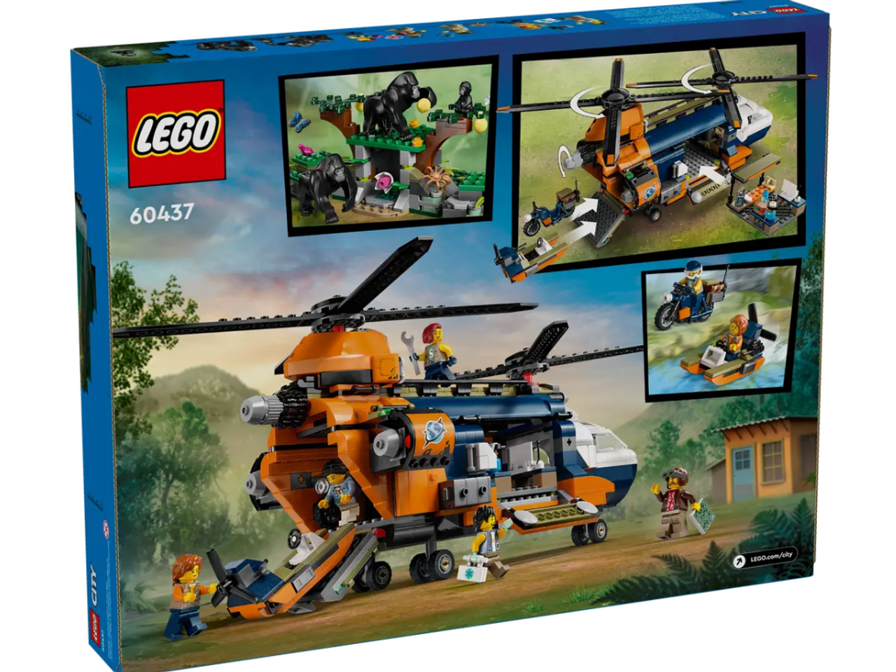 LEGO City Jungle Explorer Helicopter at Base Camp 60437 LEGO City Jungle Explorer Helicopter at Base Camp 60437